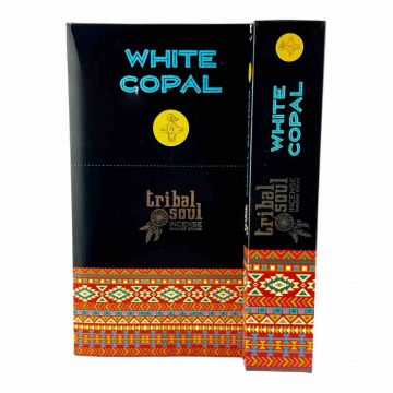 Tribal Soul White Copal Incense Sticks, 15gm x 12 boxes